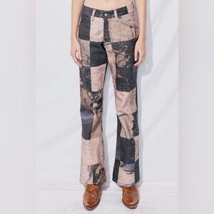 Serapis Brown Oil Sand Jeans